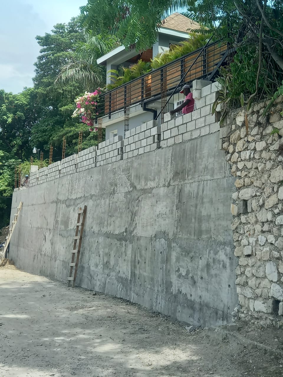 Mur de soutènement Bourdon